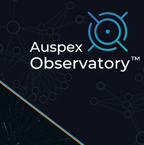 Tile card for the Auspex Observatory trifold pamphlet